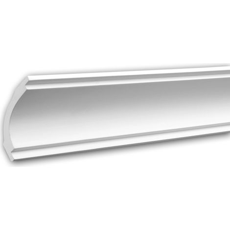 Cornice Moulding 150160F Profhome Flexible Moulding Coving Cornice Crown Moulding Neo-Classicism style white 2 m