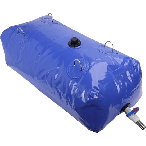Vessie de Stockage d'eau Pliable de Grande capacité pour Jardin Extérieur Camping Réservoir d'eau Douce en PVC Portable pour la Préparation aux Situations d'urgence Domestique (1/5)