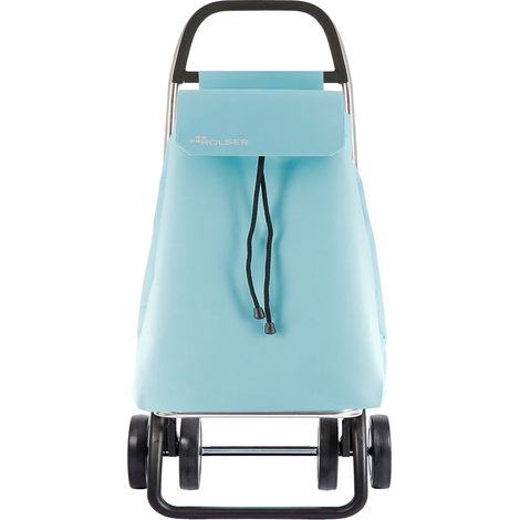 Carro compra 2+2 de 4 ruedas "Saquet LN" color azul celeste saq056 rolser (1/5)