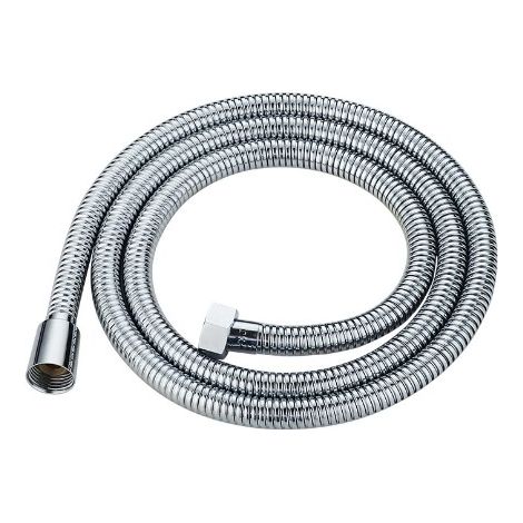 Flexible Shower Hose - Explosion-Proof Braided Stainless Steel - Universal 1/2 Inch Thread - For Water Heater And Shower - 1.5 M (1/5)