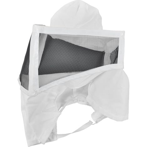 Sombrero vaquero resistente para apicultores, sombrero de apicultura de malla transpirable con puño elástico y elegante ribete blanco, ideal para cazadores y excursionistas. (1/5)