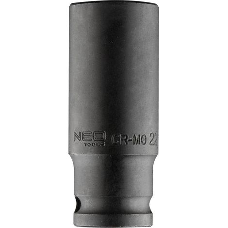 Vaso de impacto de 1/2" de largo, 22 x 78 mm, Cr-Mo (1/5)