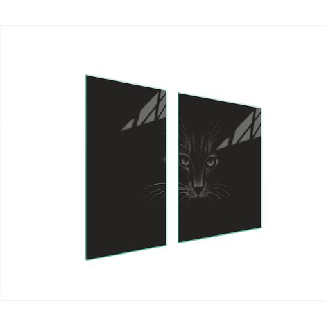PLAQUE DE PROTECTION EN VERRE POUR POÊLE 90x52 CAT