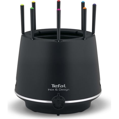 Tefal Thermorespect Inox Design fondue noir 8 personnes (1/5)