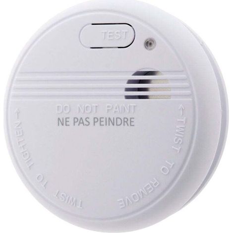 Détecteur de Fumée Autonomie 3 Ans avec Pile et Accessoires Inclus (1/4)
