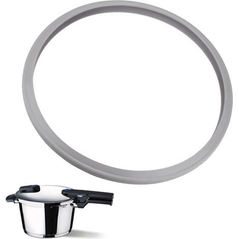 Anillo de sellado de 22 cm para olla a presión Fissler WMF, junta de repuesto para olla a presión Fissler de 6,5 L, anillo de sellado de silicona para ollas a presión, accesorios para tapa (1/4)