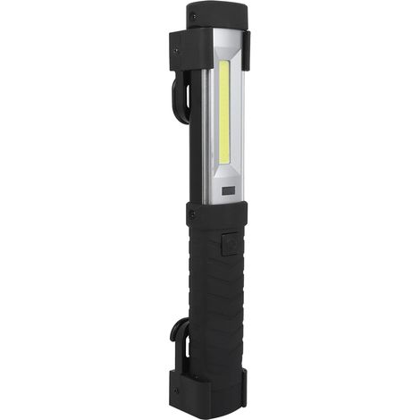 Magnetische Inspektionsleuchte, multifunktional, stiftförmig, USB-Ladefunktion, wasserdicht, ABS, schwarz (1/5)