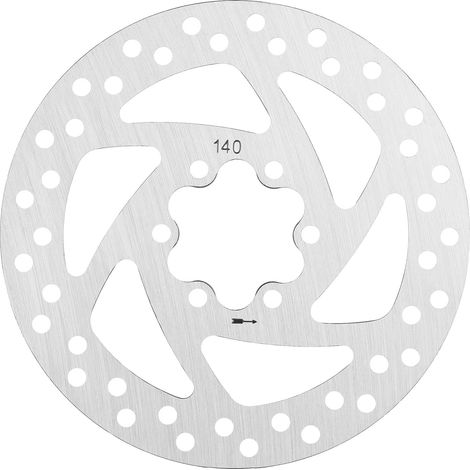 2PCS Disque de frein 140 mm en acier avec 6 boulons compatible avec trottinette électrique KUGOO M4/M4 Pro, Ninebot F20 F30 F40