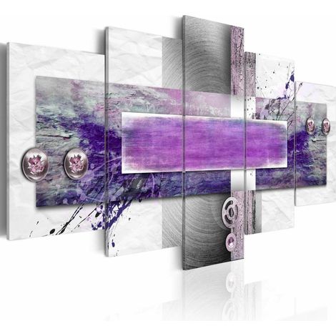 Tableau esprit agité - 100 x 50 cm (1/4)