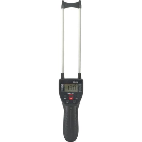 Tragbares Heufeuchtemessgerät, Heufeuchtetester mit Sonde, digitaler Fasertester, Feuchtigkeitsbereich 10 % bis 40 % für Stroh, Futtergras, Luzerne