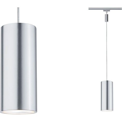 Luminaire sur rail haute tension Barrel URail LED intégrée 6 W LED chrome (mat) A429331 (1/5)
