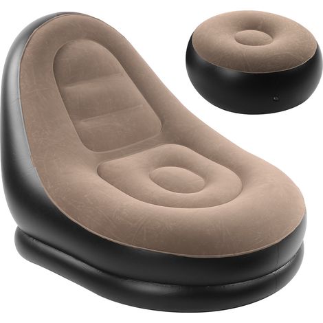 Canapé confortable gonflable de flocage de forme physique portative extérieure Simple gonfler et dégonfler (1/5)