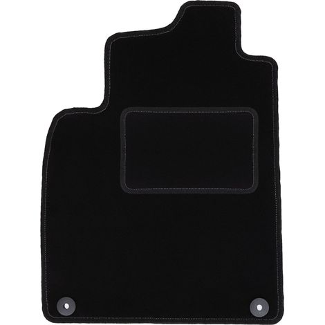 Fahrermatte aus Velours für: Saab 9-3 II Y3SF Kombi, Limousine (2002–2014), schwarz