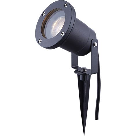 GLOBO Lampada Da Esterno Alluminio Pressofuso Grigio Satinato, 1 x Gu10 (1/2)