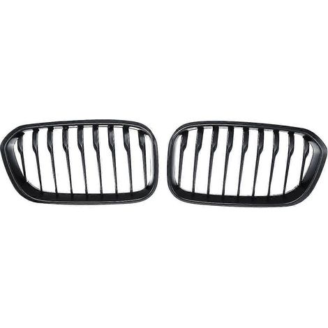 Kühlergrill-Ersatz für BMW F20 F21 118i 120i 125i (2015–2018), Renngrill, glänzend/matt, Autozubehör – Mattschwarz