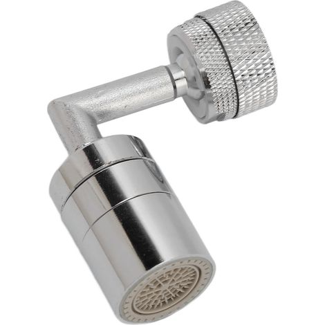 Mitigeur rotatif 720° en cuivre, 2 vitesses, aérateur de robinet salle de bain, lavage visage, économique et durable. (1/5)