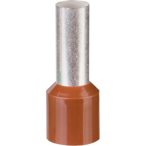 Embout de câblage pré-isolé NFC - Brun - Klauke