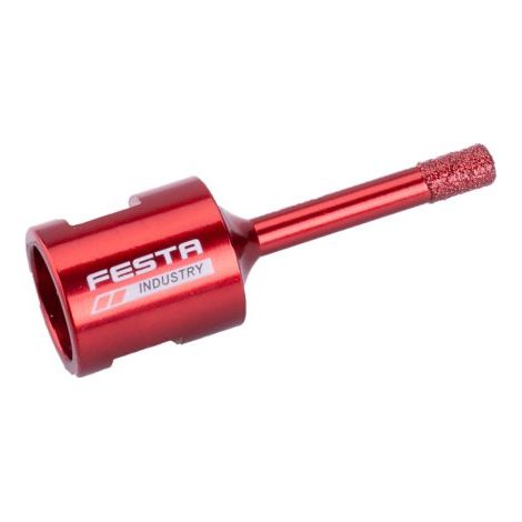 Trépan diamanté pour meuleuse avec filetage M14 - Diamètre 6mm - Série INDUSTRY