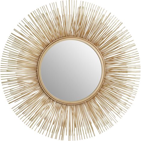 Premier Housewares Templar Gold Finish Wall Mirror (1/5)
