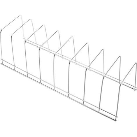 Estante de cocina - Estante de almacenamiento - Organizador de cocina - Diseño que ahorra espacio - 30 x 10 x 9,5 cm - Plateado (1/5)