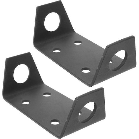 Himition Lot de 2 supports de treuil pour attelage de remorque de camion/quad, plaque de montage et support de berceau de treuil (1/5)