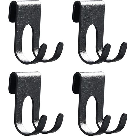 Support de rasoir auto-adhésif, lot de 4 crochets robustes pour rasoir de douche, support mural pour rasoir avec prises. (1/5)