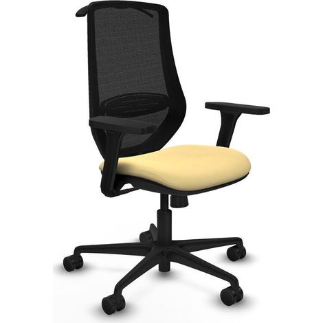 Piqueras und Crespo Mardos Bürostuhl Creme Ergonomisch