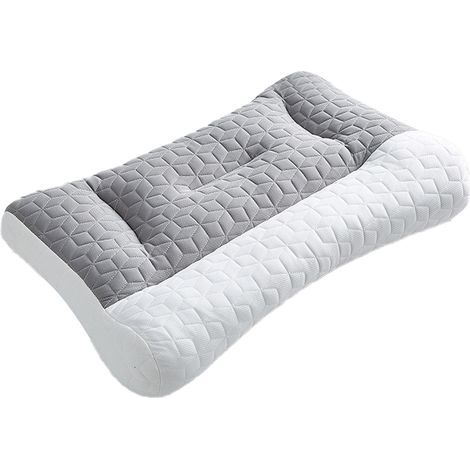 Orthopedic pillow for deep sleep, breathable, comfortable and ergonomic, white. - AquaForge (1/5)