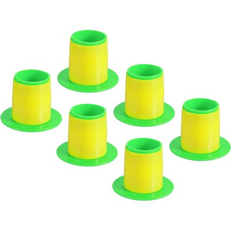 3 Inch Poignée De Film Rétractable, 6Pcs Distributeur De Film Étirable Distributeur De Film Plastique Pour 50mm Core Emballage Meubles Déménagement Emballage, Vert (1/5)