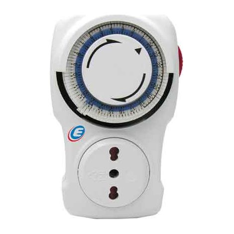PROGRAMMATORE GIORNALIERO  Spina 16A 2P+T - Presa 10/16 A 2P+T