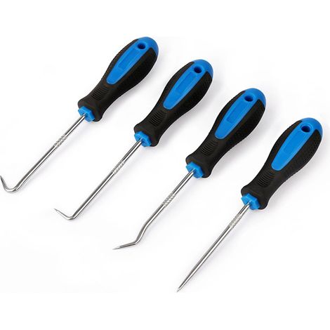 Kit di attrezzi per la riparazione di guarnizioni con gancio lungo e set di ganci, kit di attrezzi per la rimozione e la riparazione di guarnizioni dell'olio, accessori per lo smontaggio.