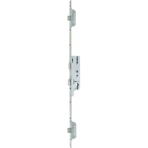 Ferco – Crémone à larder 3 pênes EUROPA MR2 axe 40 mm – Pêne demi-tour réversible – Entraxe 70 mm – Pour bois dur (1/4)