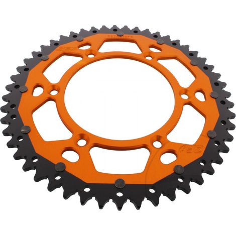 ZF Dual ZFD-897-51-ORG Kettenrad hinten, 520/51z Orange für Husqvarna / KTM