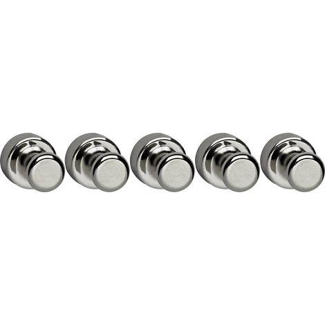Maul Magnete neodimio (Ø x A) 12 mm x 16 mm cono Argento 5 pz. 6168696 (1/5)