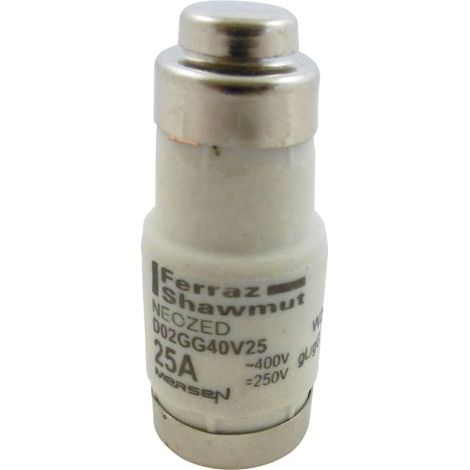 Fusible 400V 25A Longitud 36mm UNBRANDED 25AD02
