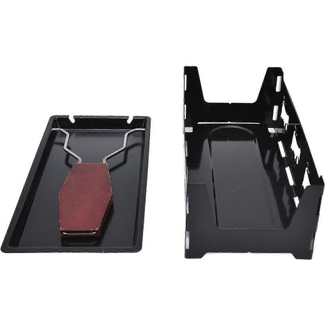 Appareil à raclette rectangulaire 25-26 mini fromages avec poignée noire (1/2)