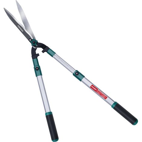 Cisaille Haie Telescopique 111CM, Taille Haie Manuel, Cisailles à Haies, Lames en Acier Trempé, Lames de 214 MM, Cisaille de Jardin Pour Tailler les Haies et les Buissons (1/5)