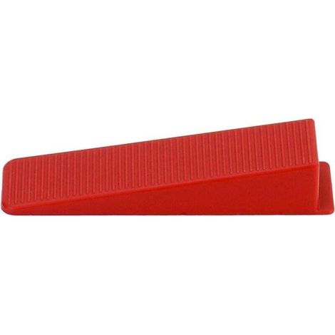 Lot de 100 Carrelage Système de Nivellement Cales, outil d'espacement des carreaux de mur et de sol (1/4)