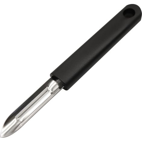 5pcs Eplucheur Pomme de Terre Eplucheur Légumes en Acier Inoxydable 17cm Éplucheur Universel Peeler Économe Legumes Manuel à Lame Fixe pour Éplucher Pommes de Terre, Carottes, Legumes et Fruits(Noir) (1/5)