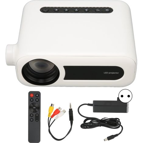 Mini-LED-Projektor, tragbar, 1080p HD, 5G, WLAN, Smart-Projektor, LED-Lichtquelle, EU-Stecker