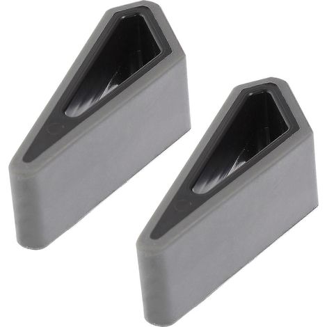 Lot de 2 supports surélevés pour ordinateur portable, support réglable, mini radiateur (noir et gris) (1/5)