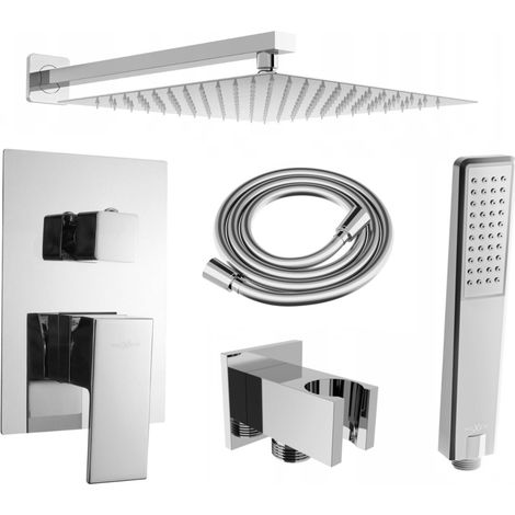 Mexen Uno DR72 ensemble de douche encastré, chrome - 71435DR72-00 (1/5)