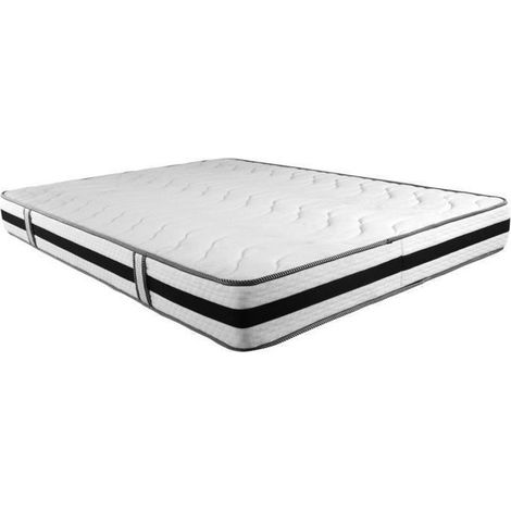 Nuits D'or MemoryDeluxe Matelas 80x190 face de contact Mémoire de Forme - Hauteur 21 CM - Soutien Très Ferme - (1/4)
