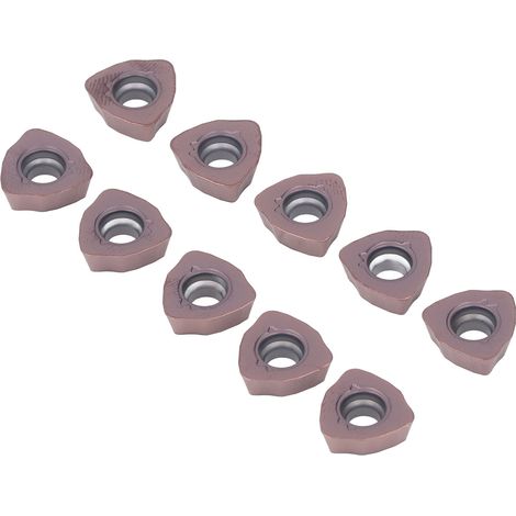 10 Wendeschneidplatten aus bronzebeschichtetem Hartmetall für CNC-Drehmaschinen (1/5)