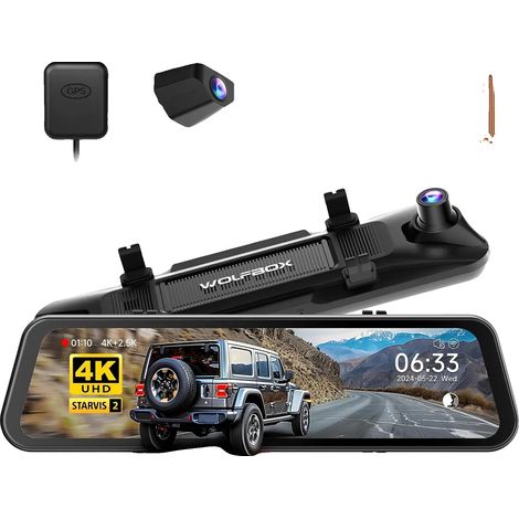 Dashcam, registrazione 4K, doppia fotocamera, G900 PRO CON KIT HAW, scheda TF da 128 GB in omaggio (1/2)
