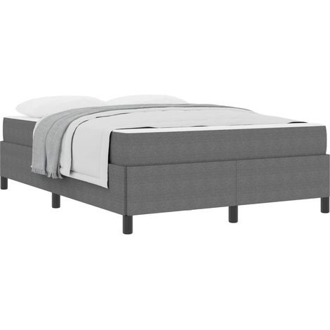 Maison Exclusive - Struttura del letto Grigio chiaro 160 x 200 cm Tessuto