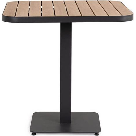 TAVOLO DA GIARDINO ESTERNO BELMAR 75X75 CM ANTRACITE BIZZOTTO (1/5)