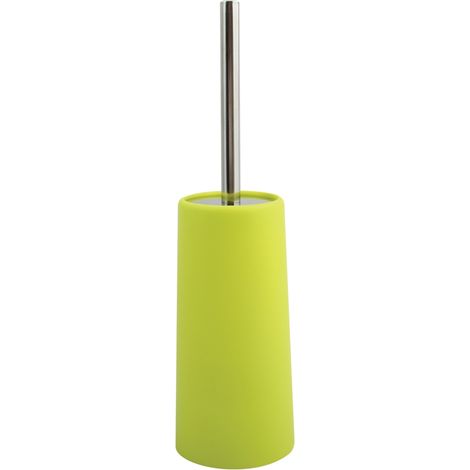 Escobillero con soporte de PP y acero inoxidable Verde MSV