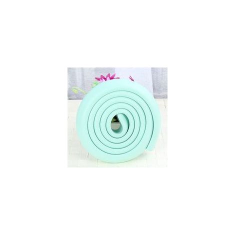 Kantenschutzmatte für Kindermöbel, 2 m, vorgeklebt, 1 Stück (Hellgrün) - Crezuo
