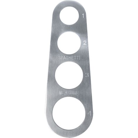1Pc Stainless Steel Spaghetti Measurer Measuring Tool 4 Serving Portion Cooking Pasta Ruler (1/5)